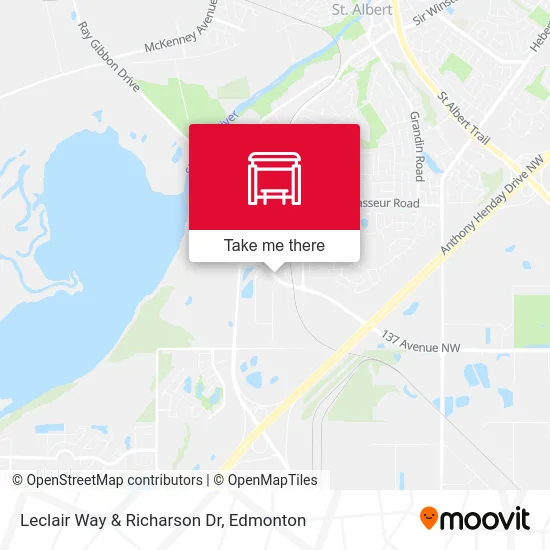 Leclair Way & Richarson Dr map