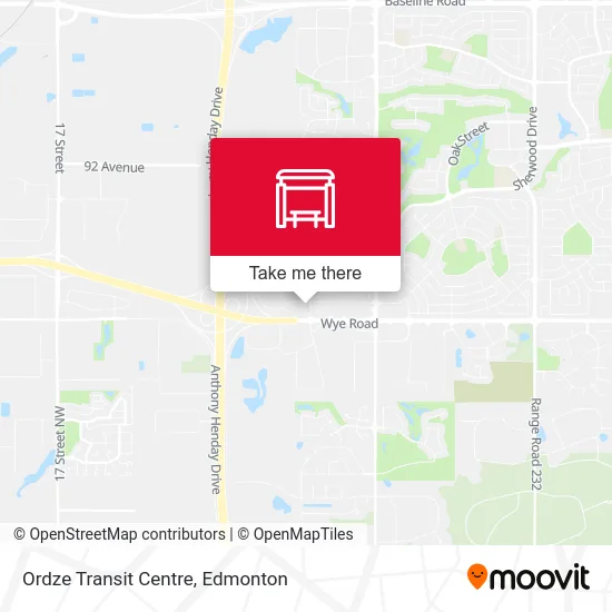 Ordze Transit Centre map