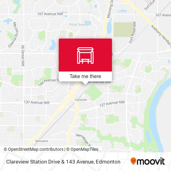 Clareview Station Drive & 143 Avenue plan