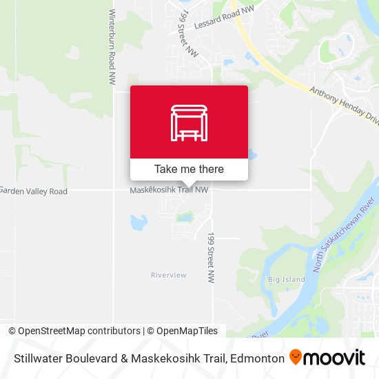 Stillwater Boulevard & Maskekosihk Trail map