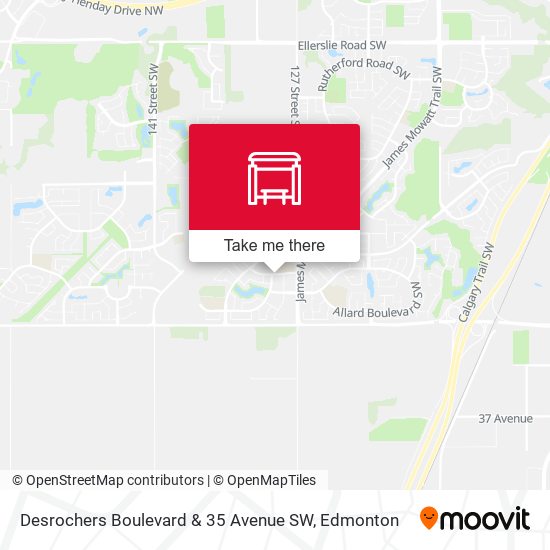 Desrochers Boulevard & 35 Avenue SW map