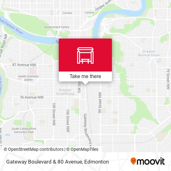 Gateway Boulevard & 80 Avenue plan