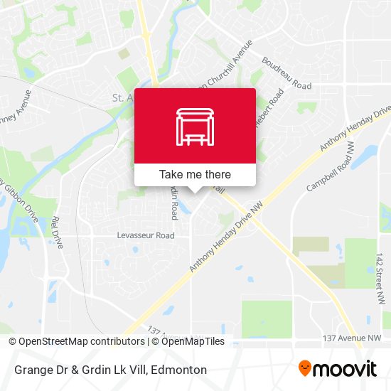 Grange Dr & Grdin Lk Vill map