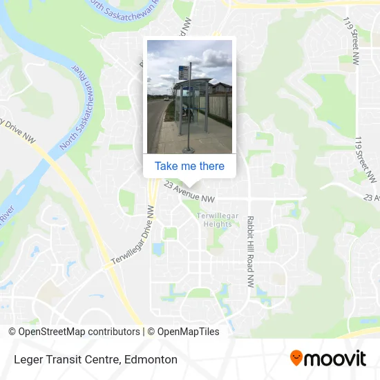 Leger Transit Centre map