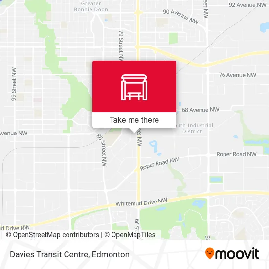 Davies Transit Centre map
