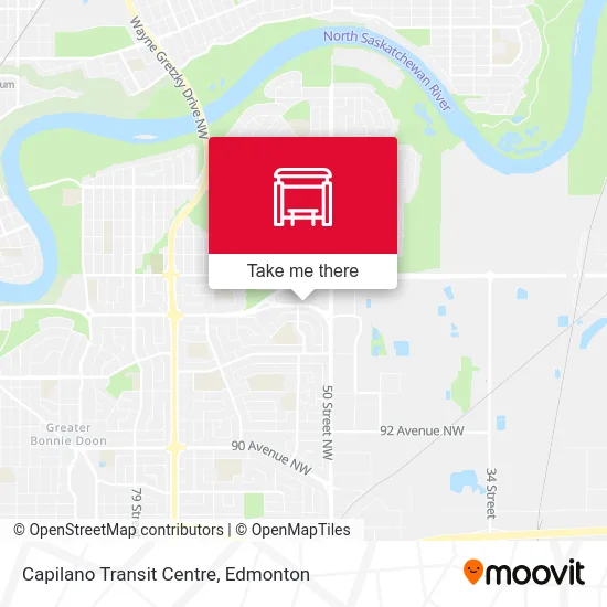 Capilano Transit Centre map