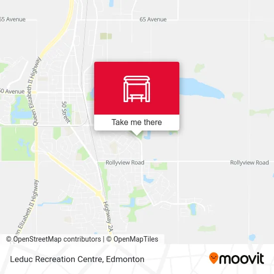 Leduc Recreation Centre map
