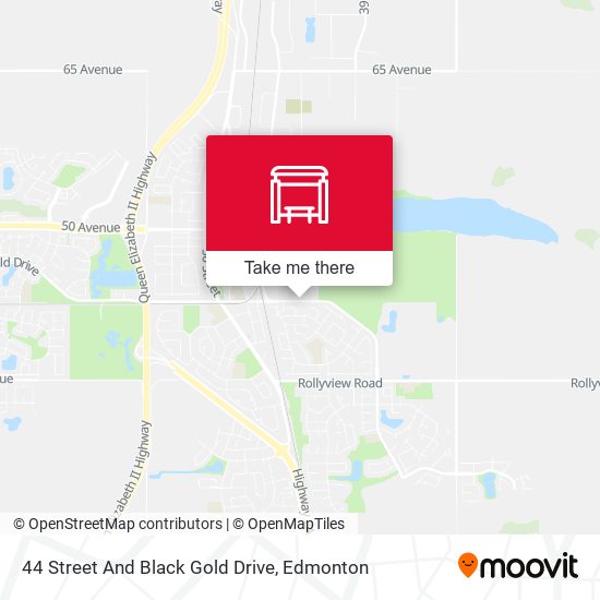 44 Street And Black Gold Drive map