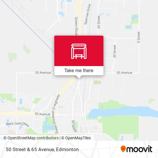 50 Street & 65 Avenue map