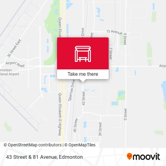 43 Street & 81 Avenue map