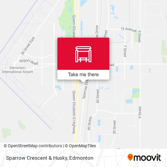 Sparrow Crescent & Husky map