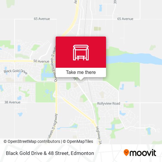 Black Gold Drive & 48 Street plan