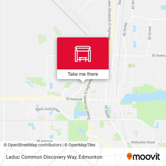 Leduc Common Discovery Way map
