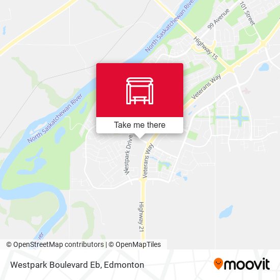 Westpark Boulevard Eb map