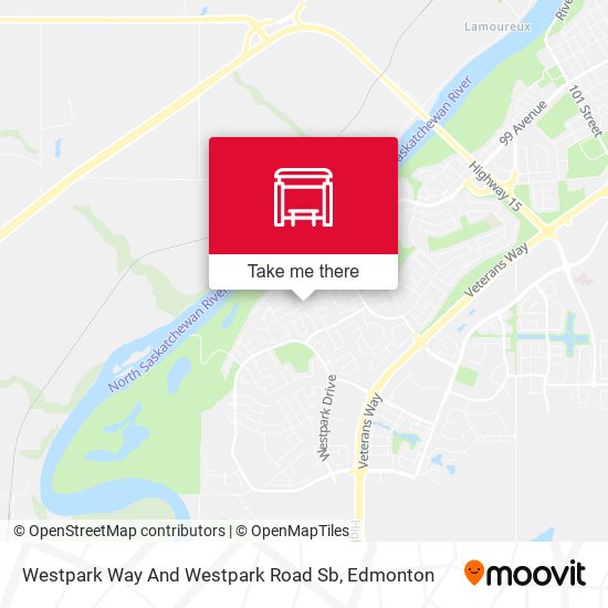 Westpark Way And Westpark Road Sb map