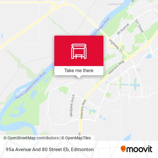 95a Avenue And 80 Street Eb plan