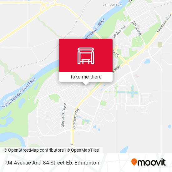 94 Avenue And 84 Street Eb map