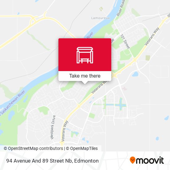 94 Avenue And 89 Street Nb map