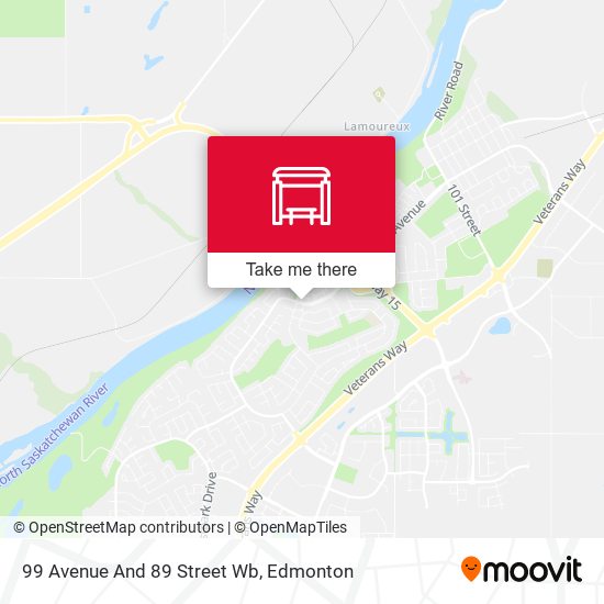 99 Avenue And 89 Street Wb plan