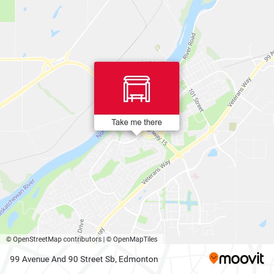 99 Avenue And 90 Street Sb map