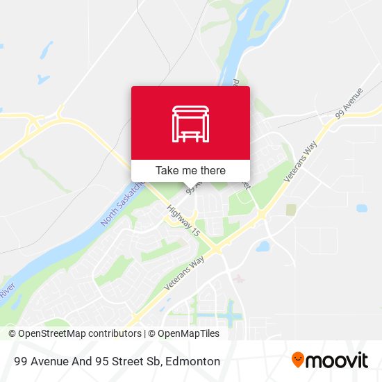 99 Avenue And 95 Street Sb map