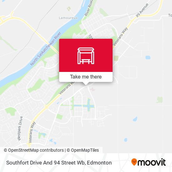 Southfort Drive And 94 Street Wb map