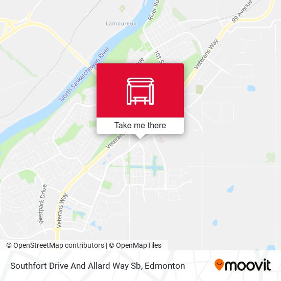 Southfort Drive And Allard Way Sb map