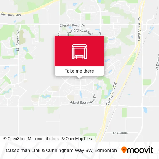 Casselman Link & Cunningham Way SW map