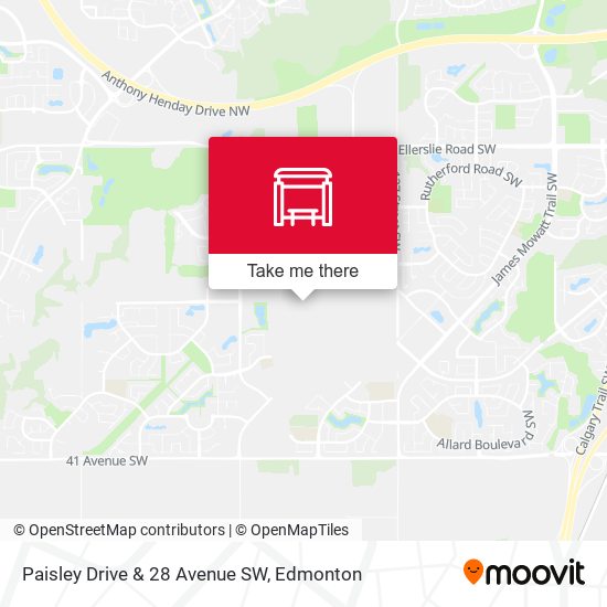 Paisley Drive & 28 Avenue SW plan