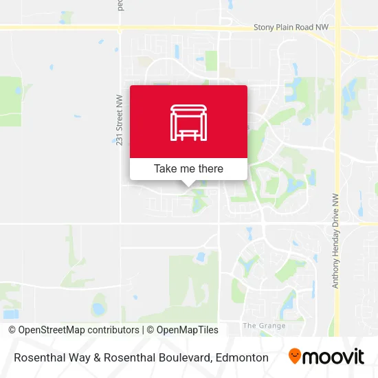 Rosenthal Way & Rosenthal Boulevard plan