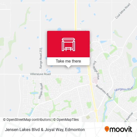 Jensen Lakes Blvd & Joyal Way map