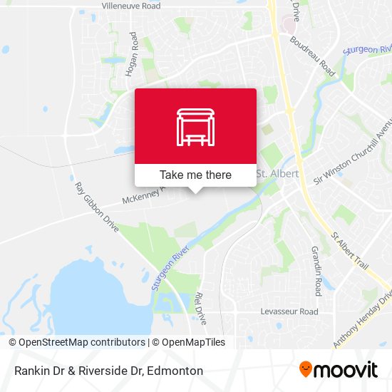 Rankin Dr & Riverside Dr map