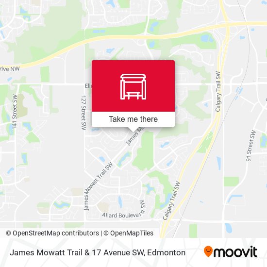 James Mowatt Trail & 17 Avenue SW map