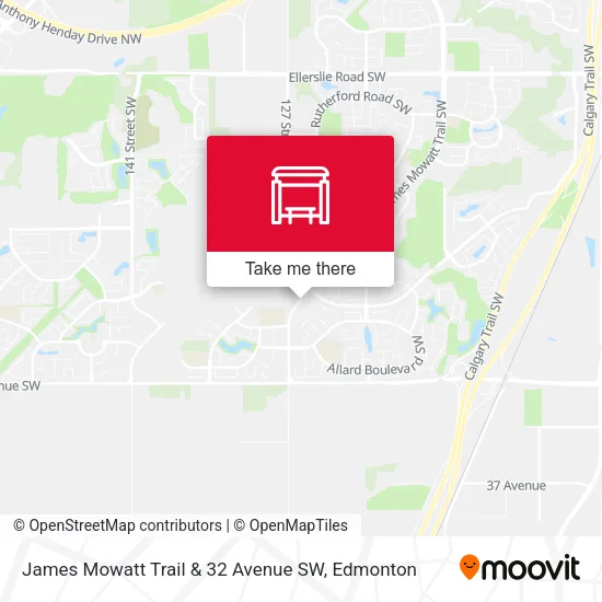 James Mowatt Trail & 32 Avenue SW map