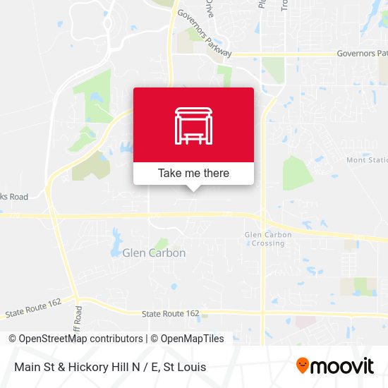 Main St & Hickory Hill N / E map