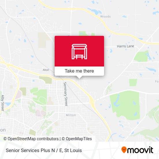 Senior Services Plus N / E map