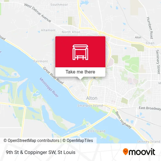 9th St & Coppinger SW map