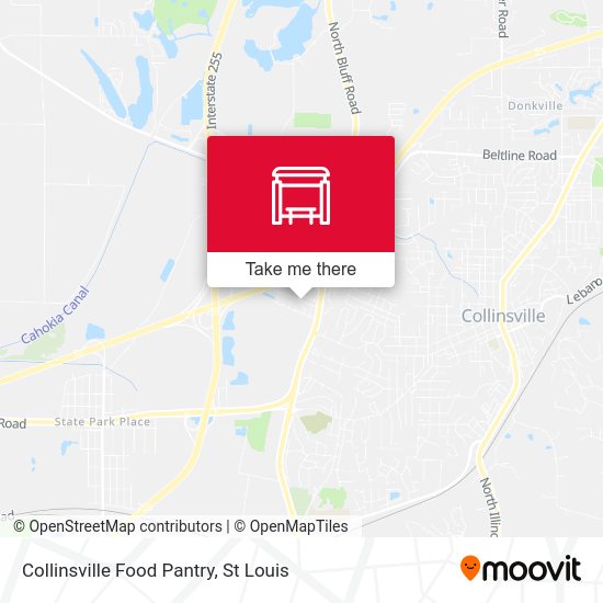 Collinsville Food Pantry map