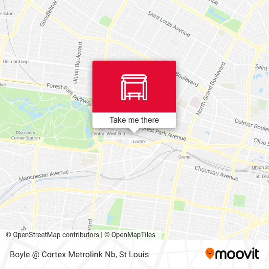 Boyle @ Cortex Metrolink Nb map