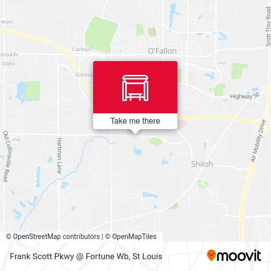 Frank Scott Pkwy @ Fortune Wb map