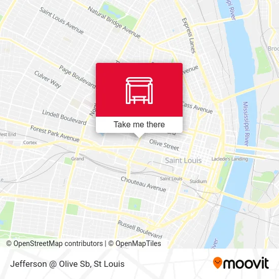 Mapa de Jefferson @ Olive Sb