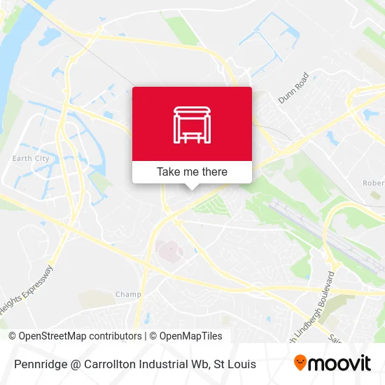 Pennridge @ Carrollton Industrial Wb map