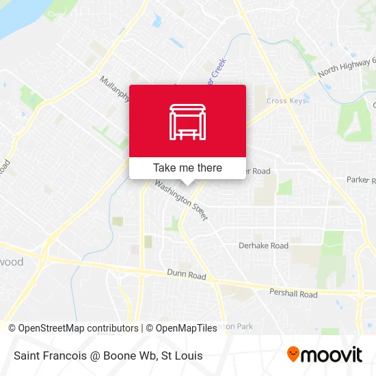 Saint Francois @ Boone Wb map