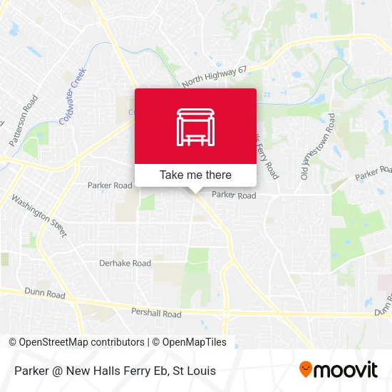 Mapa de Parker @ New Halls Ferry Eb