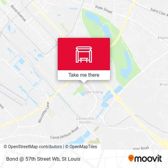 Bond @ 57th Street Wb map