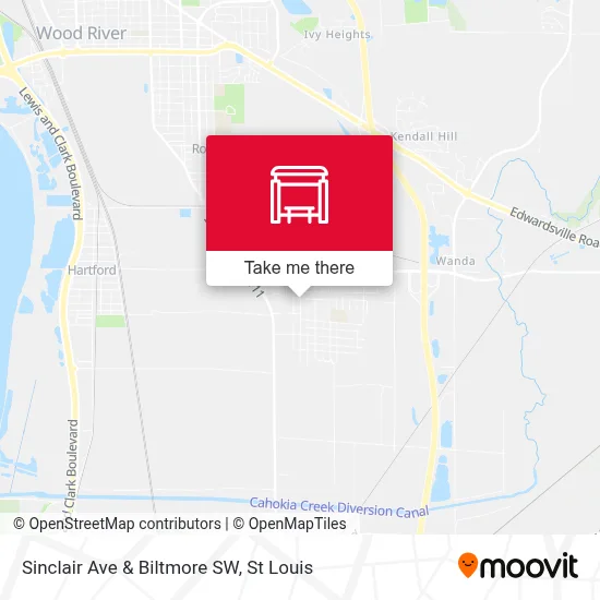 Sinclair Ave & Biltmore SW map
