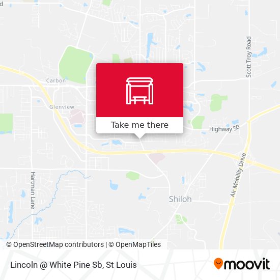 Lincoln @ White Pine Sb map