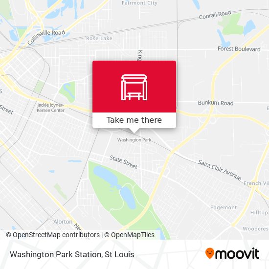 Mapa de Washington Park Station