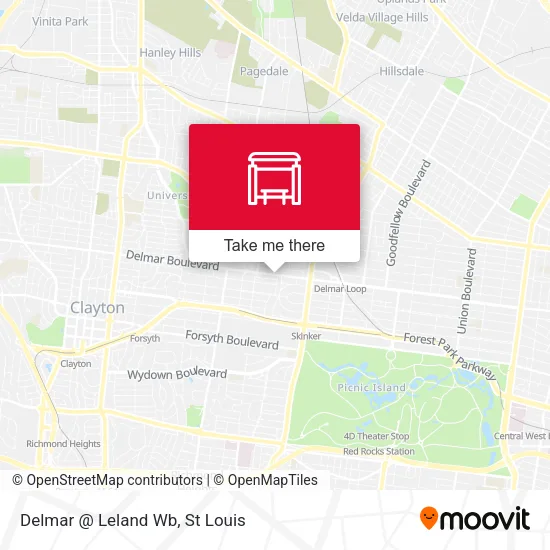 Delmar @ Leland Wb map