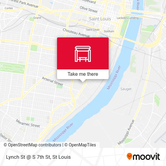 Mapa de Lynch St @ S 7th St